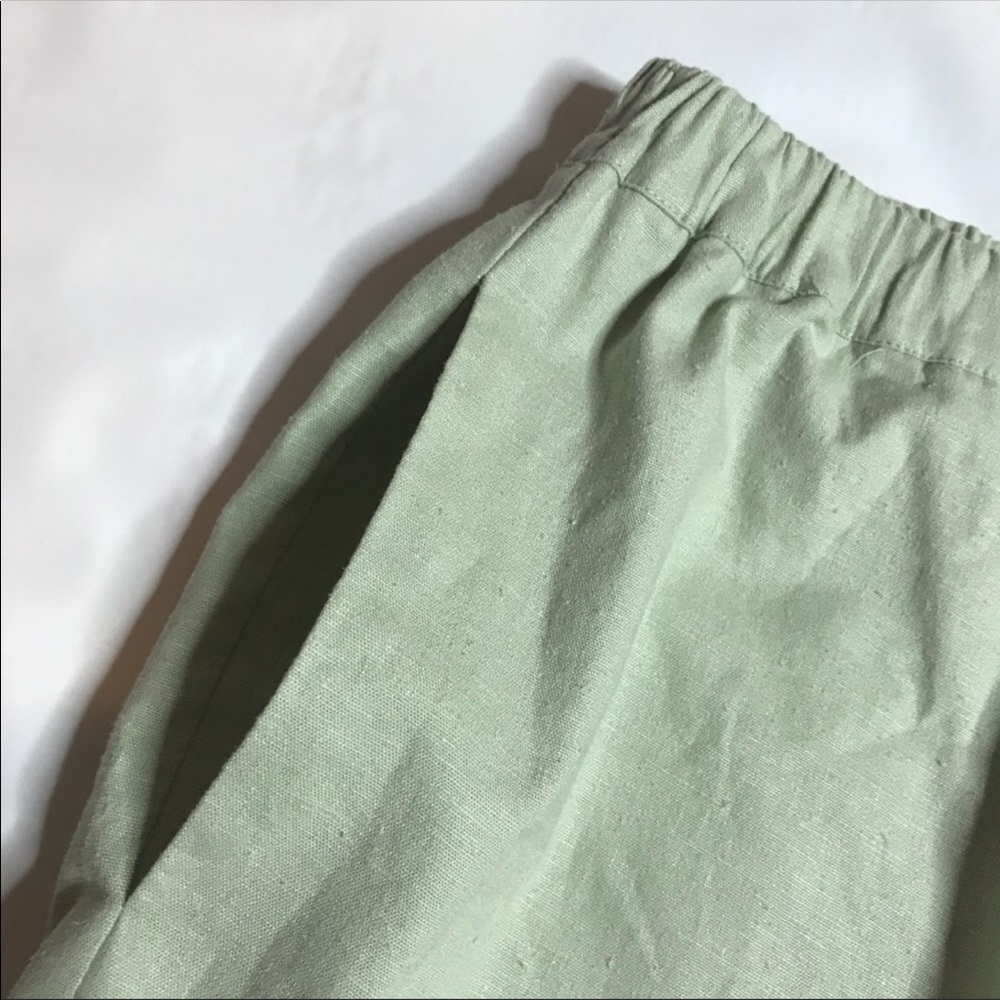 NEVER WORN! Song of Style. Revolve. Pico Pant in Sage Green. Pull on - Picture 6 of 9